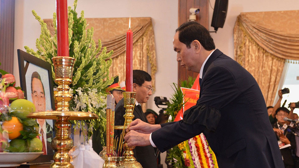 Khoảnh khắc lắng lòng tại lễ viếng nguyên Thủ tướng Phan Văn Khải